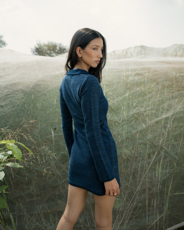 OLDSCHOOL KNITTED SKATER DRESS