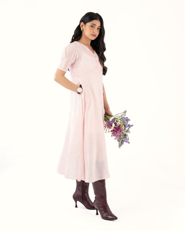 IMPURITY 11 - AHIMSA SILK BLOCK PRINTED SUN-DRESS