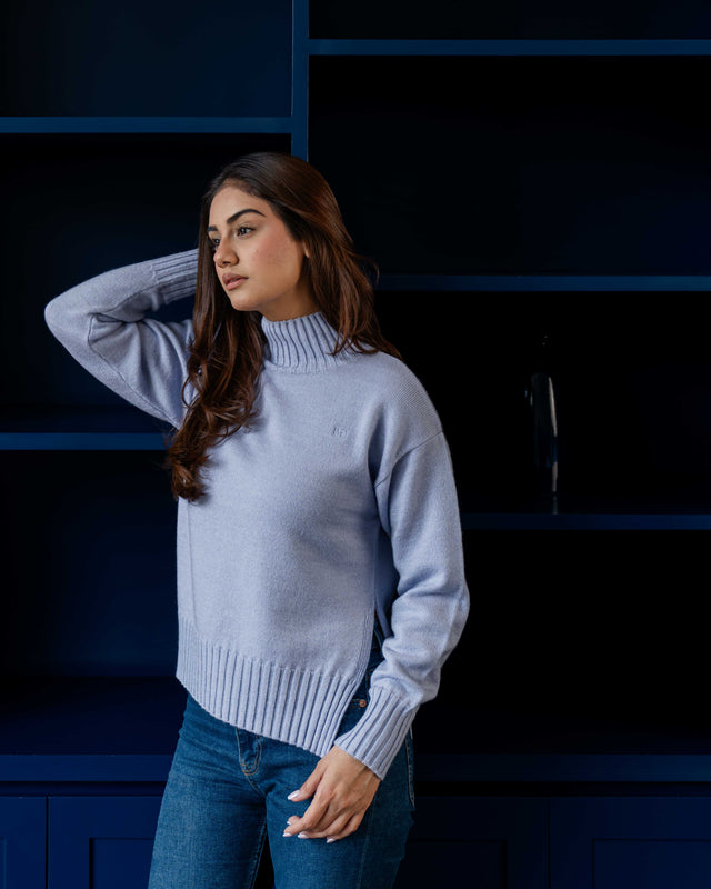 SOFT VOILET TURTLENECK