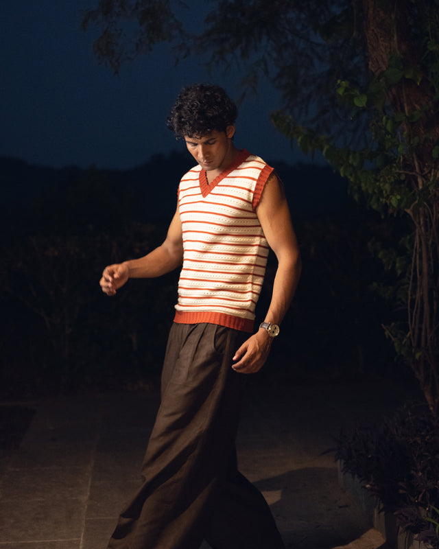 NOSTALGIA SWEATER VEST [UNISEX]