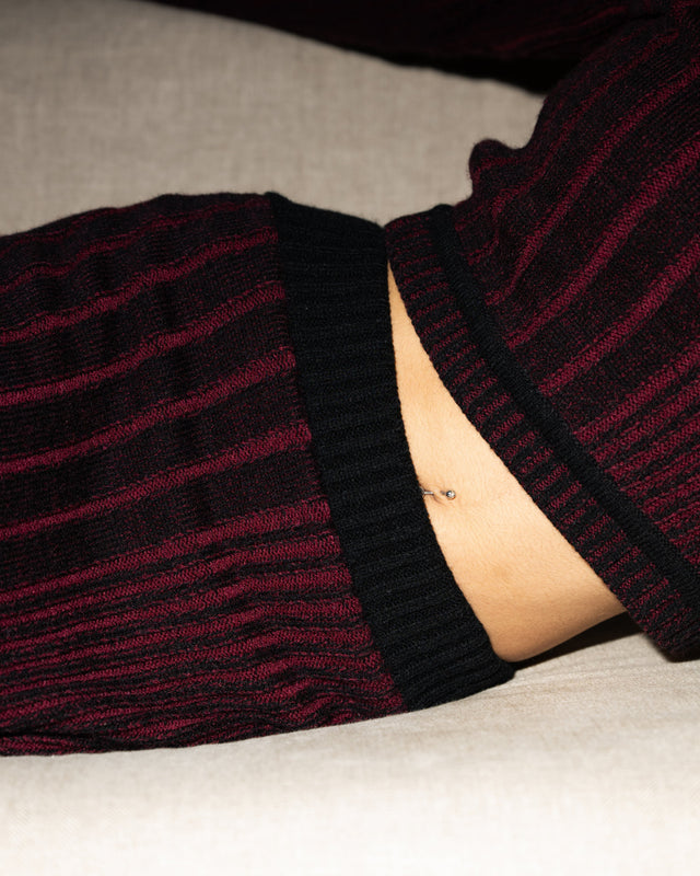 CRANBERRY KNITTED SKIRT