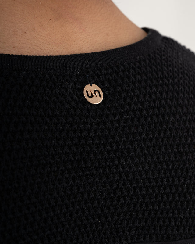 IMPURITY 17 - ORGANIC COTTON T-SHIRT WITH FLAT KNITTED YOKE