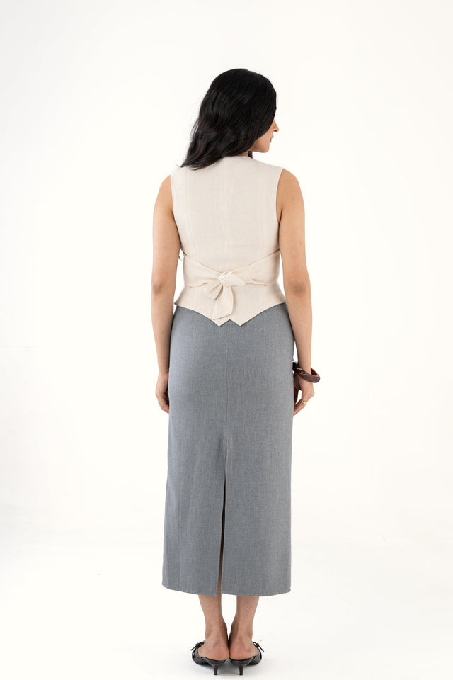 IMPURITY 12 - LINEN TAILORED WAIST COAT