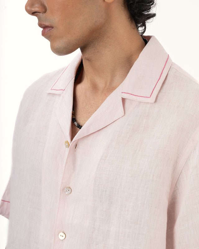 IMPURITY 20 - BLOCK PRINTED DABBA LINEN CAMP SHIRT