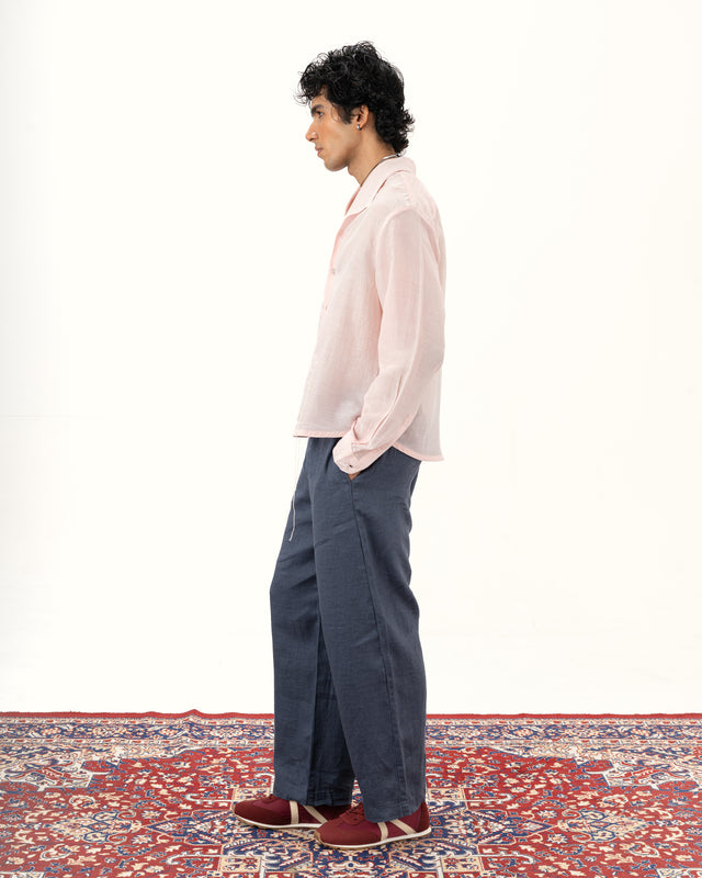 IMPURITY 09 - AHIMSA SILK HAND EMBROIDERED CAPRI COLLAR SHIRT